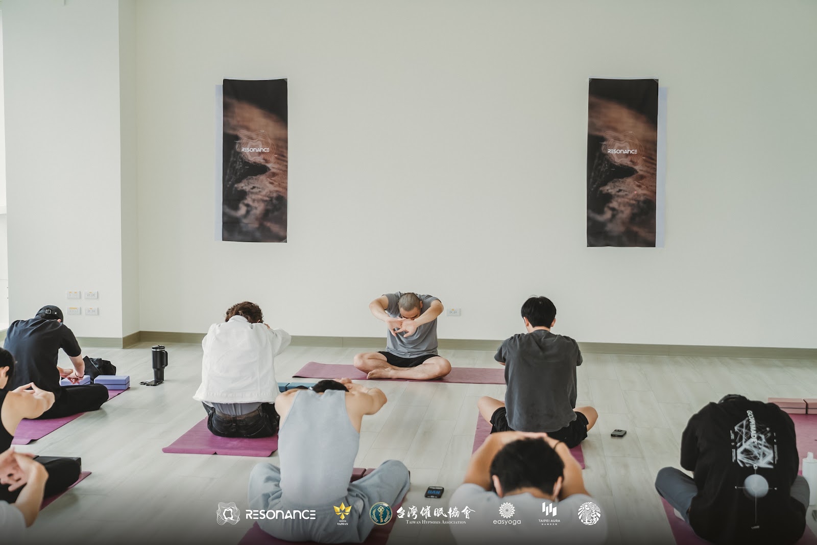 團體靜心與身心練習合作現場